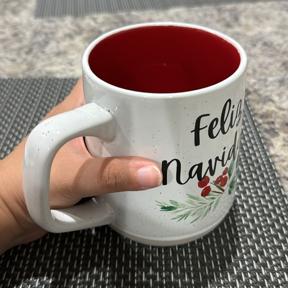Feliz Navidad Christmas Large Coffee Tea Mug - Picture 5 of 10